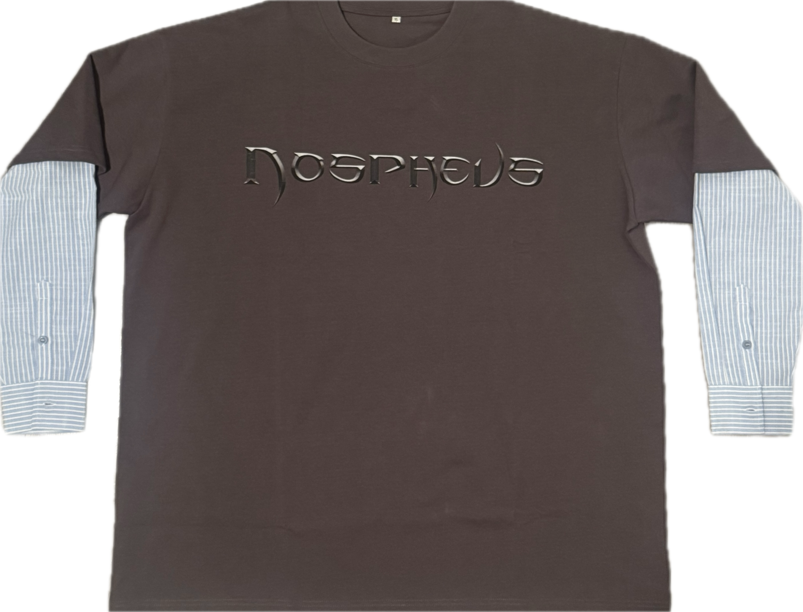 Button Sleeve Crew Neck Shirt